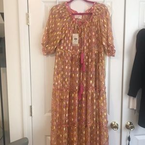 Maxi short sleeve dress
